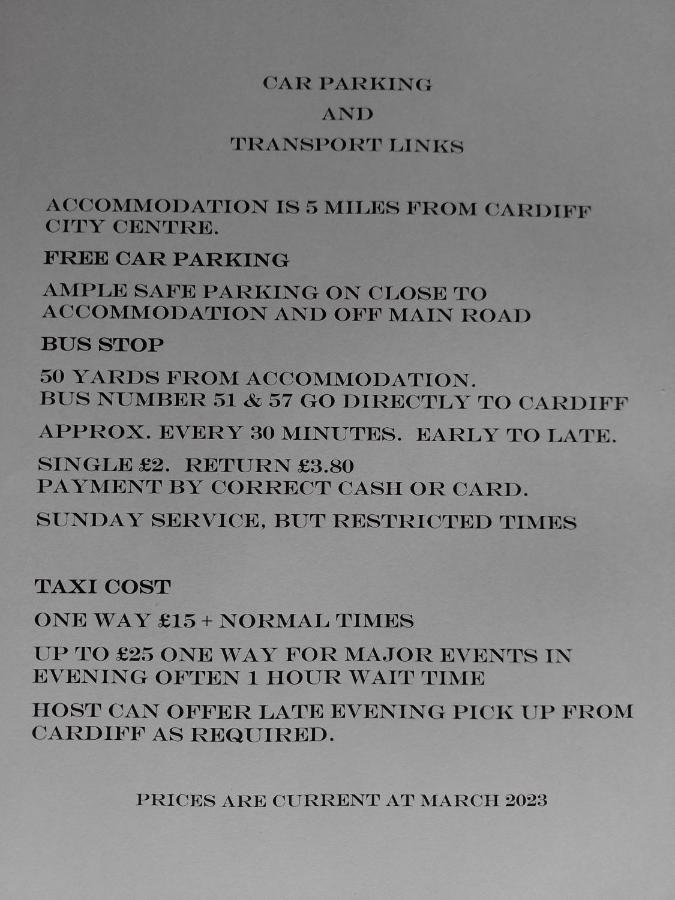 Hotel 216 Glyn Eiddew à Cardiff Extérieur photo